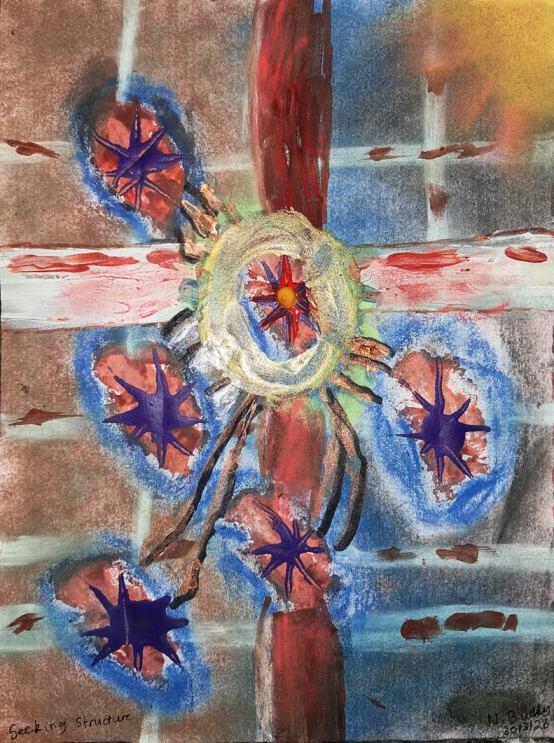 Abstract painting: Seeking Structure